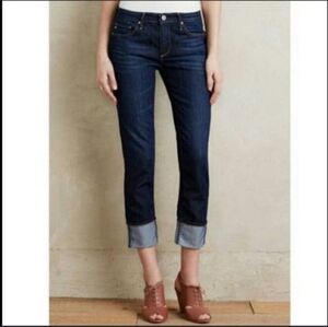 AG The Stevie Cuff Slim Straight Cuffed Size 27